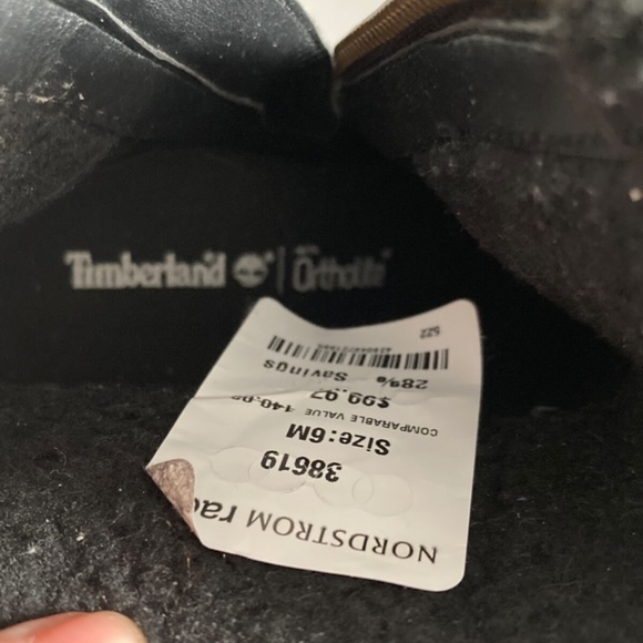 Timberland Women's Glancy Teddy Fleece Boots Booties Faux Fur Leather 6M - NWOB - Picture 13 of 16